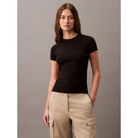 Polera Contour Rib Negro