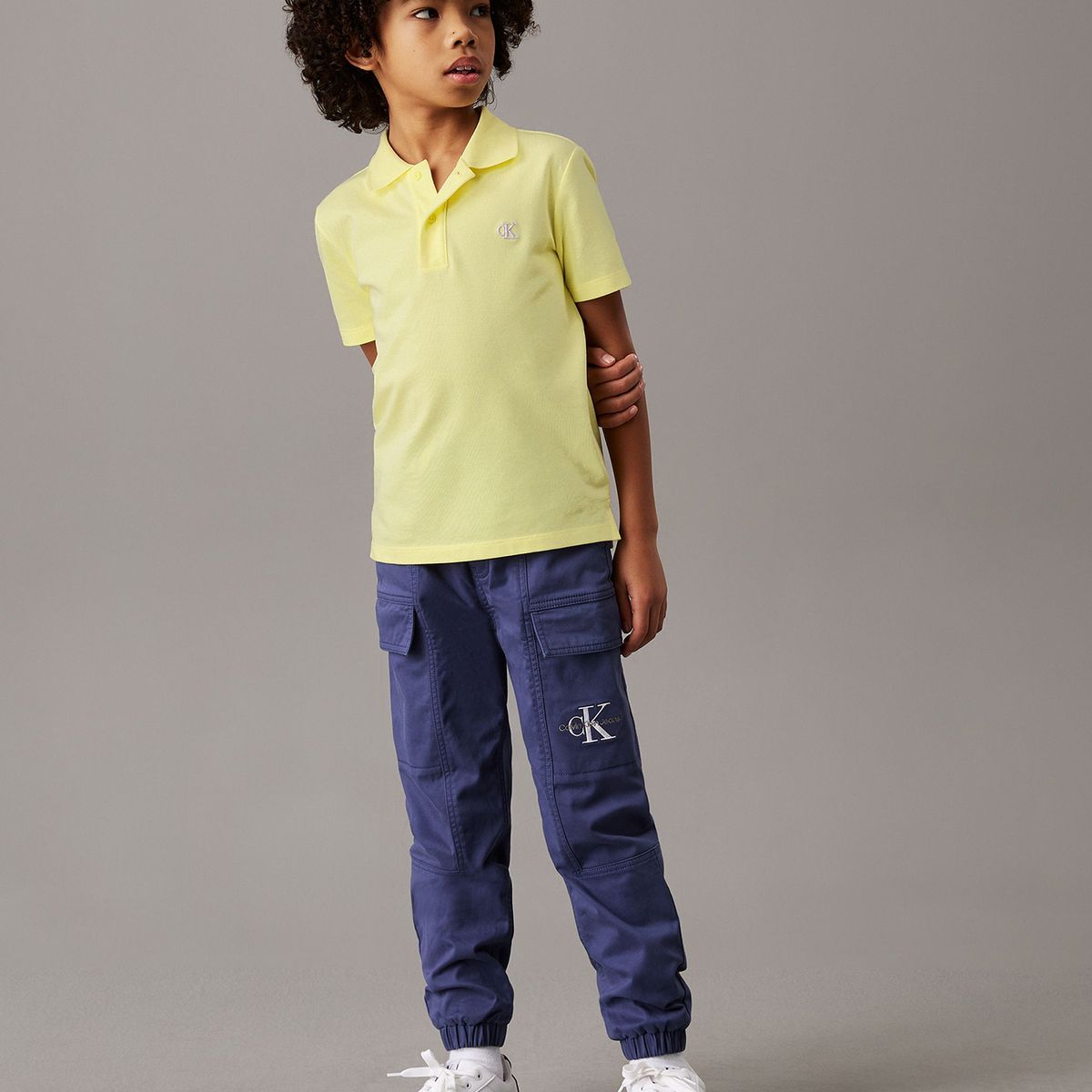 CALVIN KLEIN - Pantalón Niño Cargo Essential Azul Calvin Klein