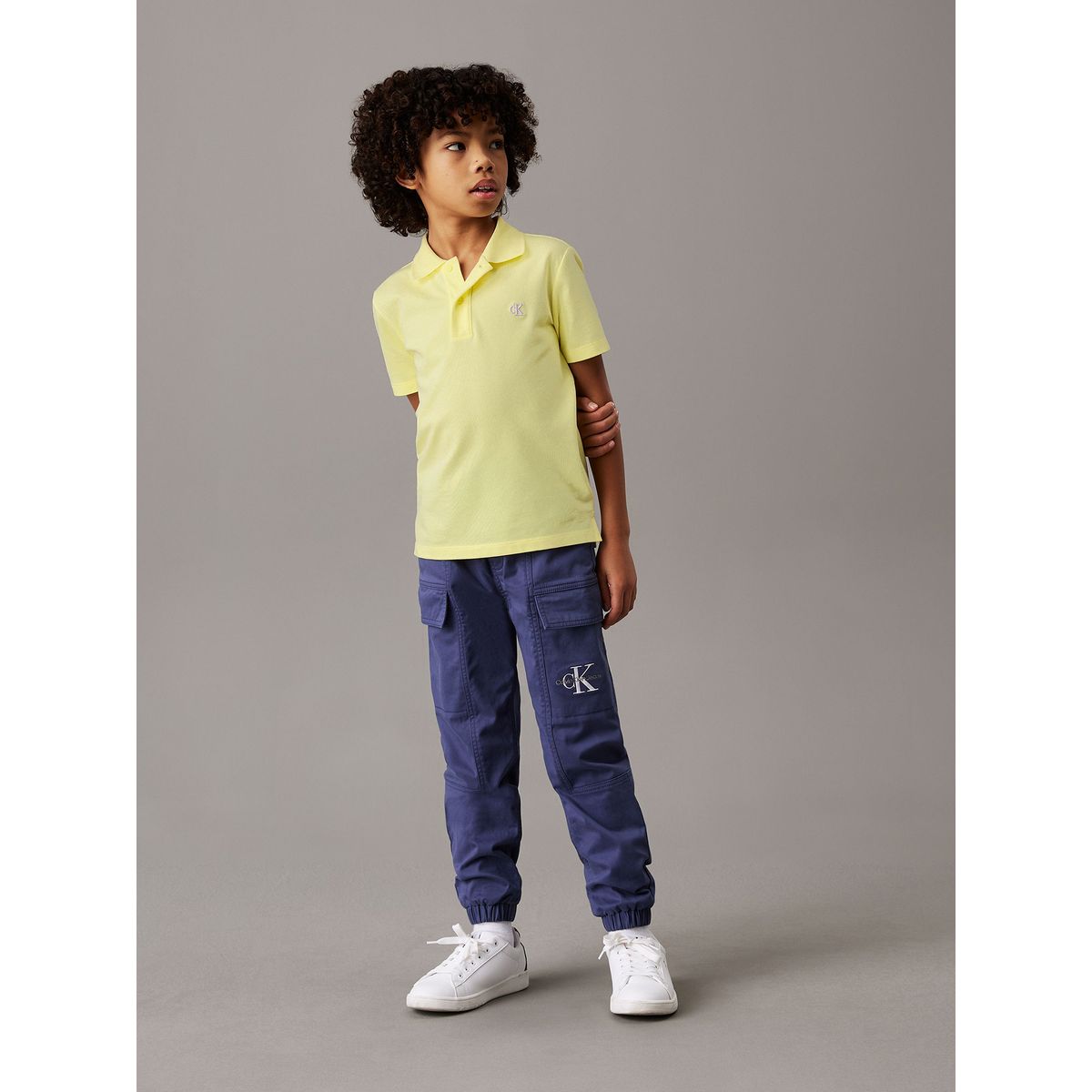 CALVIN KLEIN - Pantalón Niño Cargo Essential Azul Calvin Klein