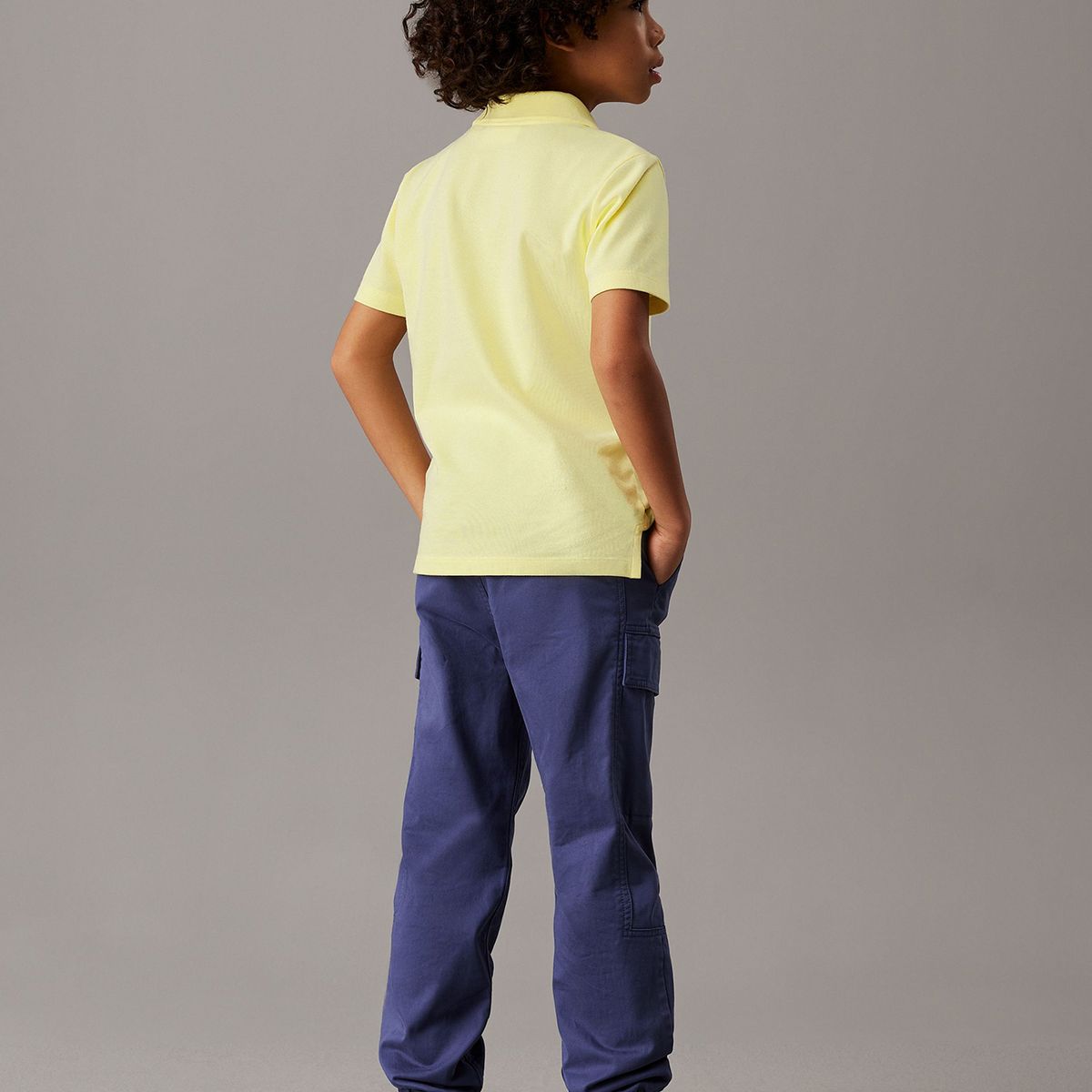CALVIN KLEIN - Pantalón Niño Cargo Essential Azul Calvin Klein