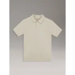 CALVIN KLEIN - Polo Niño CK Tech Beige