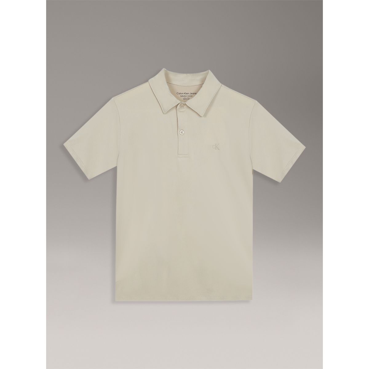 CALVIN KLEIN - Polo Niño CK Tech Beige Calvin Klein