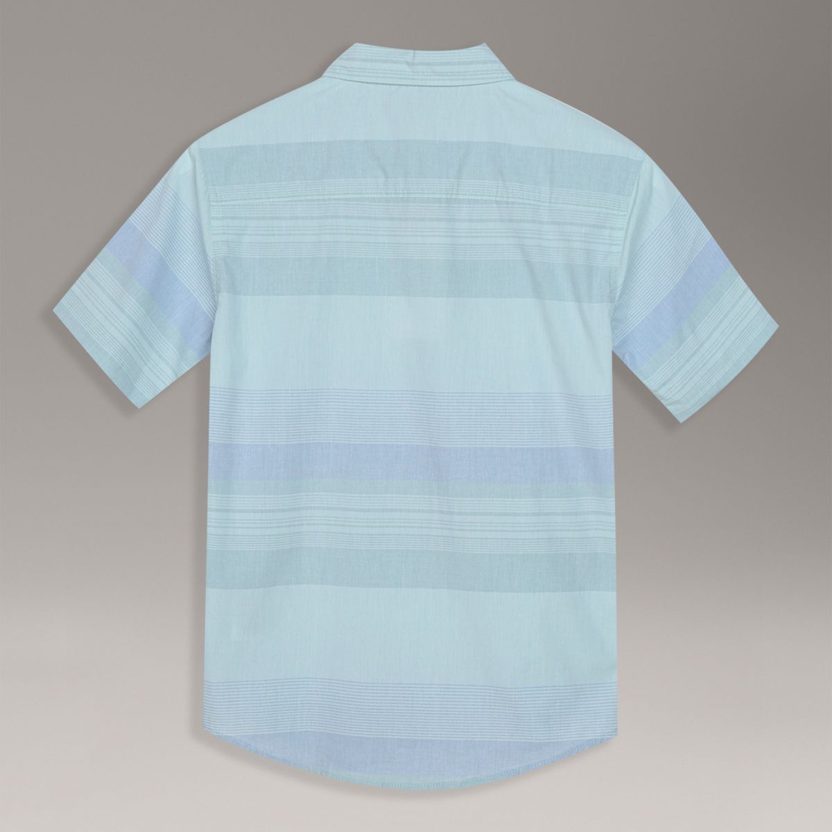 CALVIN KLEIN - Camisa Niño Elemental Stripe Celeste Calvin Klein