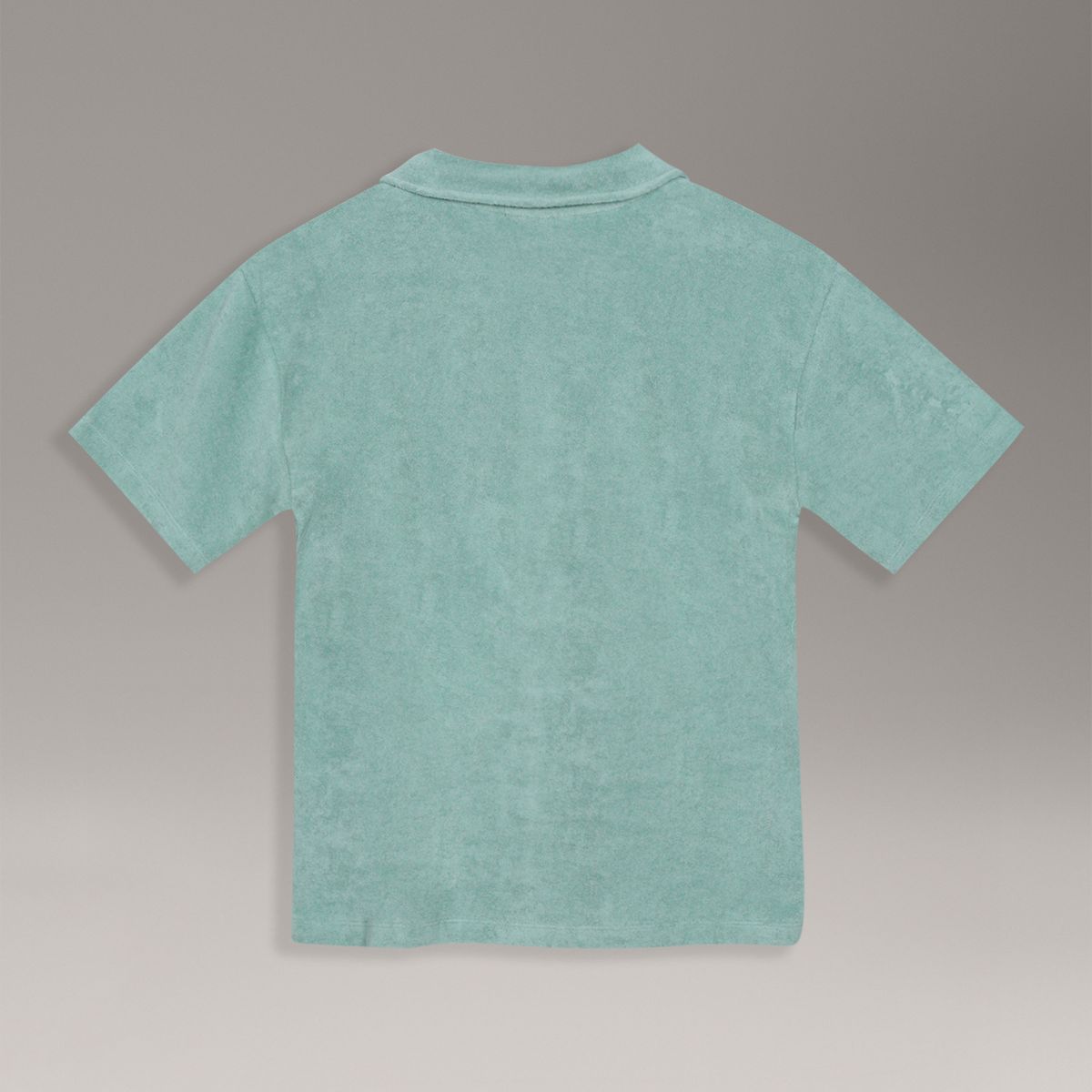 CALVIN KLEIN - Camisa Niño Relaxed Towelling Verde Calvin Klein