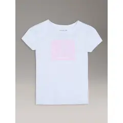 CALVIN KLEIN - Polera Niña Classic Para Niña Blanco