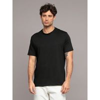 Polera Básica Jacquard Negro