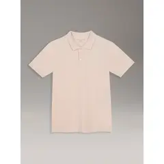 CALVIN KLEIN - Polo Niño CK Solid Damasco