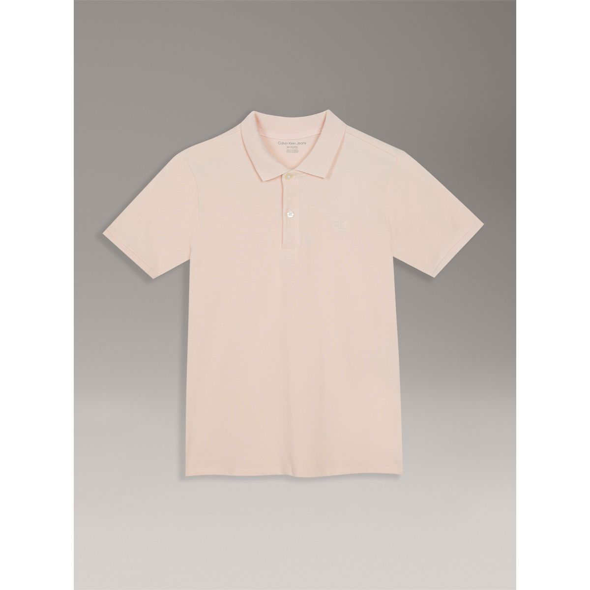 CALVIN KLEIN - Polo Niño CK Solid Damasco Calvin Klein
