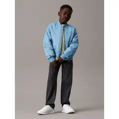 CALVIN KLEIN - Jeans Niño Black Regular Straight Negro