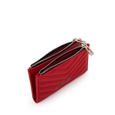 Imagen 2 del producto Billetera doble marina mediana rojo