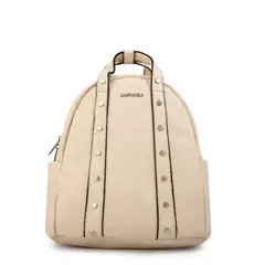 AMPHORA - Mochila marlet mediana blanco crudo