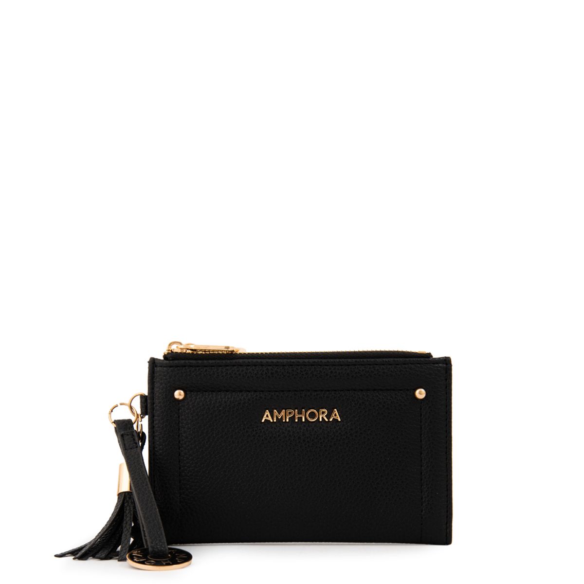 AMPHORA - Billetera etiopia pequeña negro