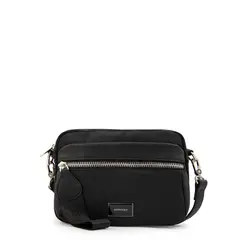 AMPHORA - Cartera bandolera ornella pequeña negro especial