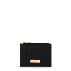 AMPHORA - Monedero tarjetero paxi pequeña negro