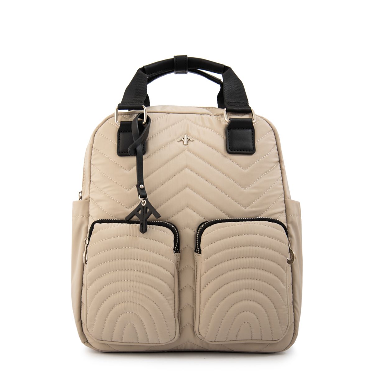 AMPHORA - Mochila georgia mediana beige