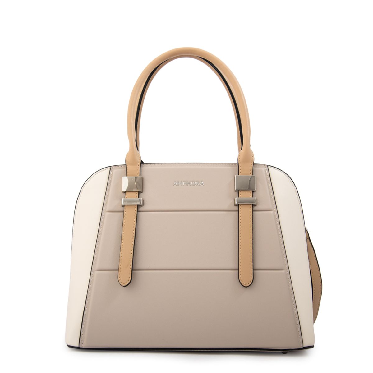 AMPHORA - Cartera tote sun mediana blanco