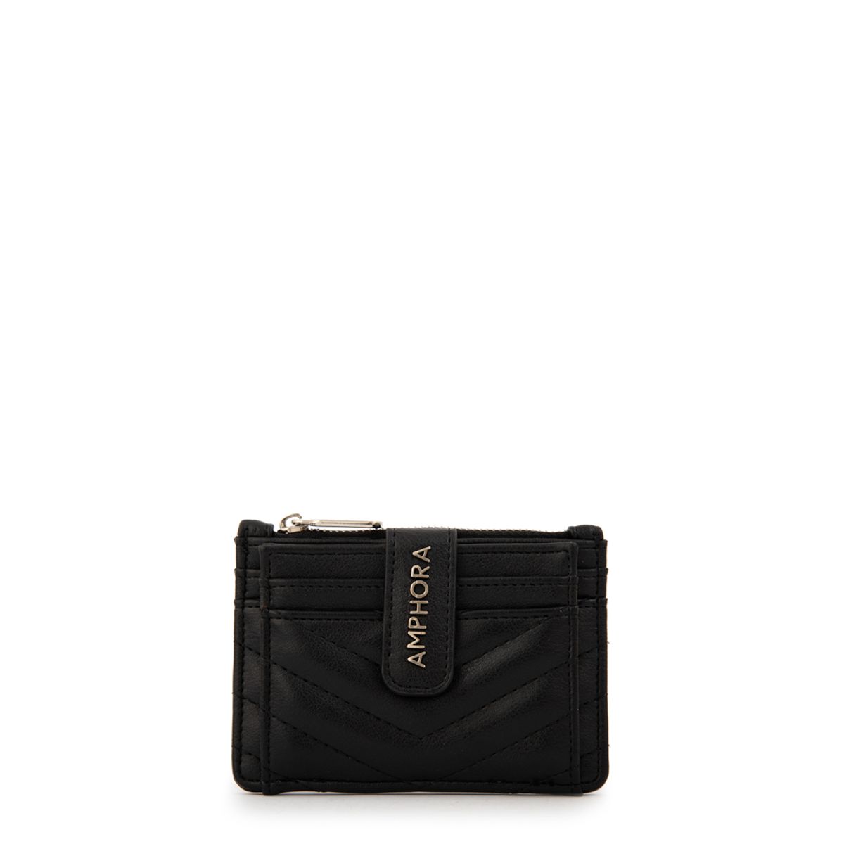 AMPHORA - Monedero marina pequeña negro