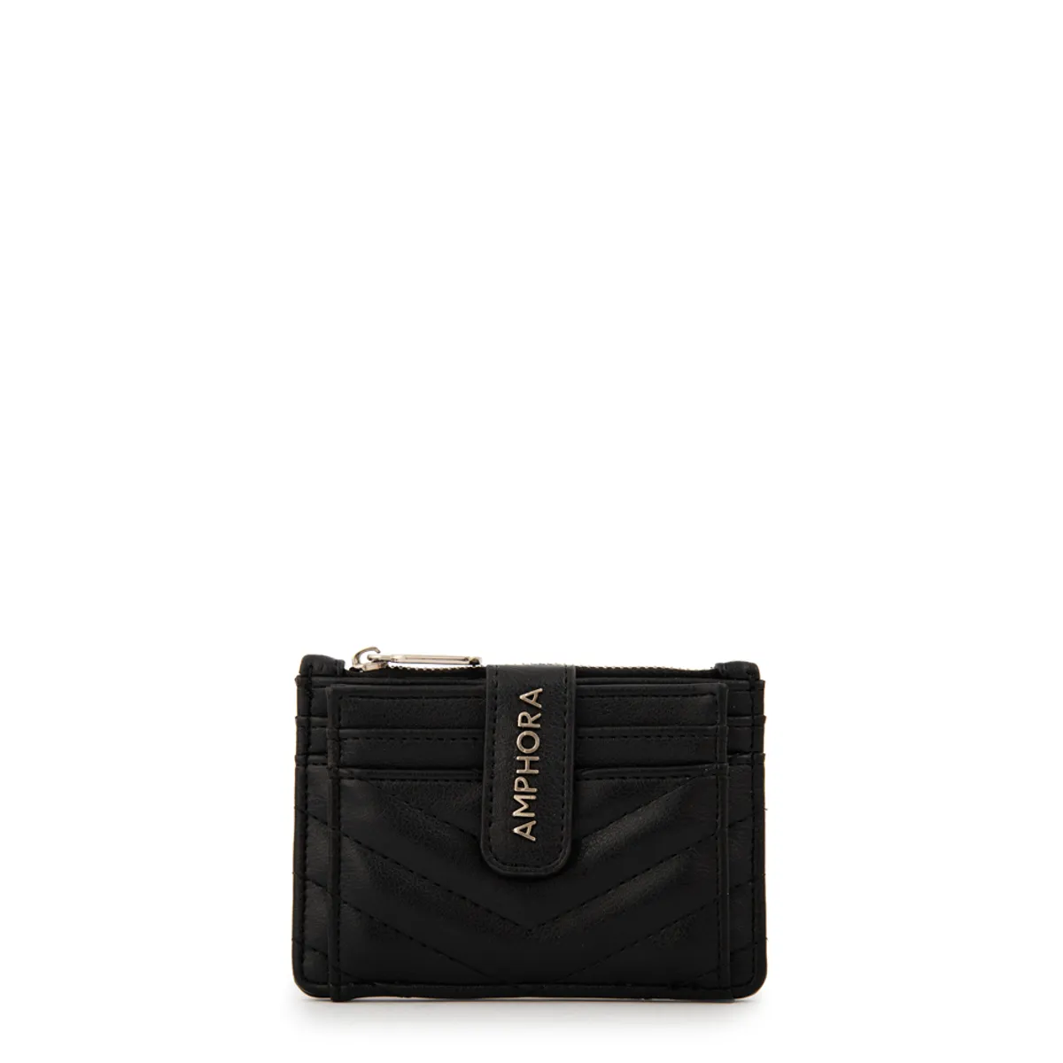 AMPHORA - Monedero marina pequeña negro