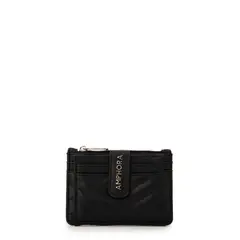 AMPHORA - Monedero marina pequeña negro