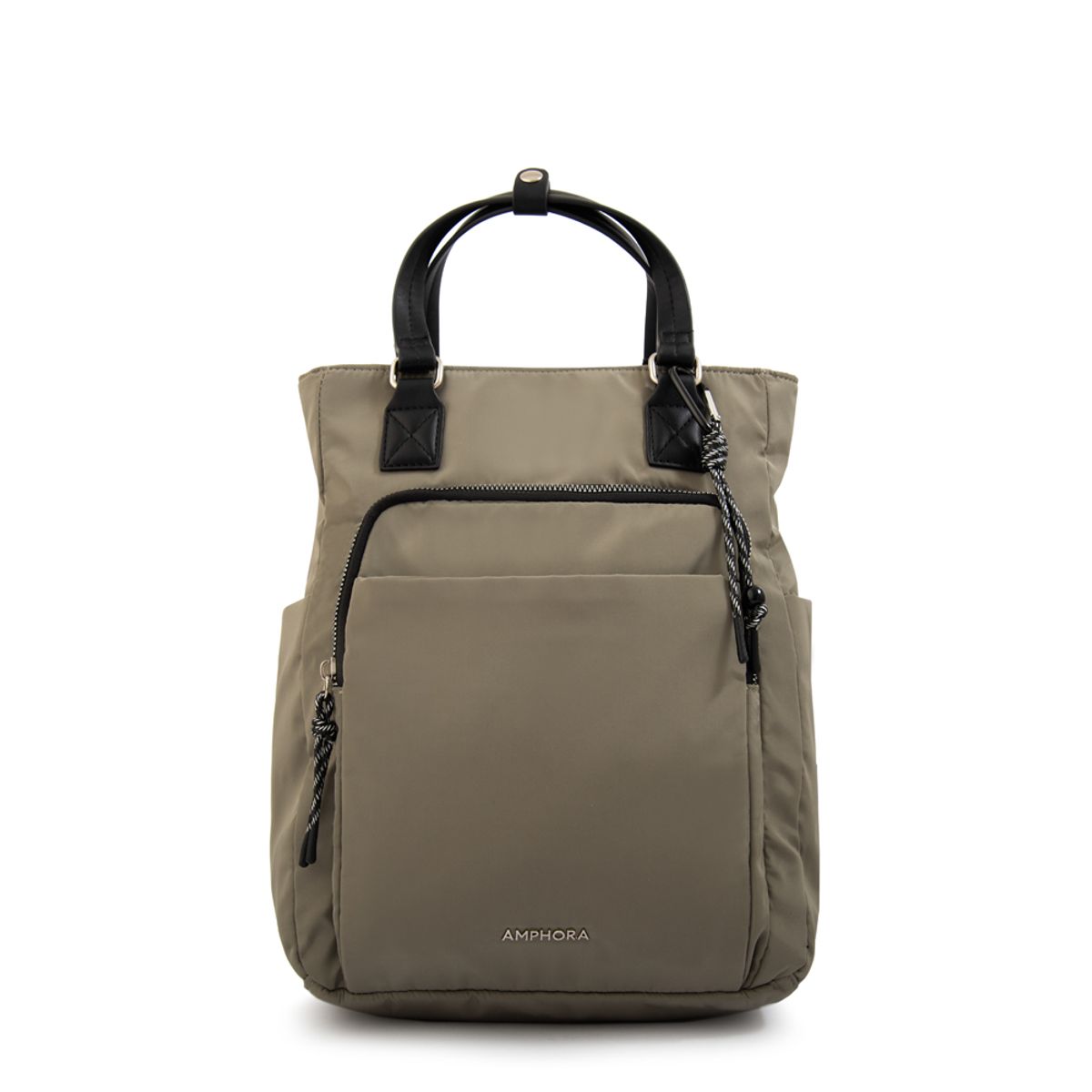 AMPHORA - Mochila porta notebook nesta grande verde oliva