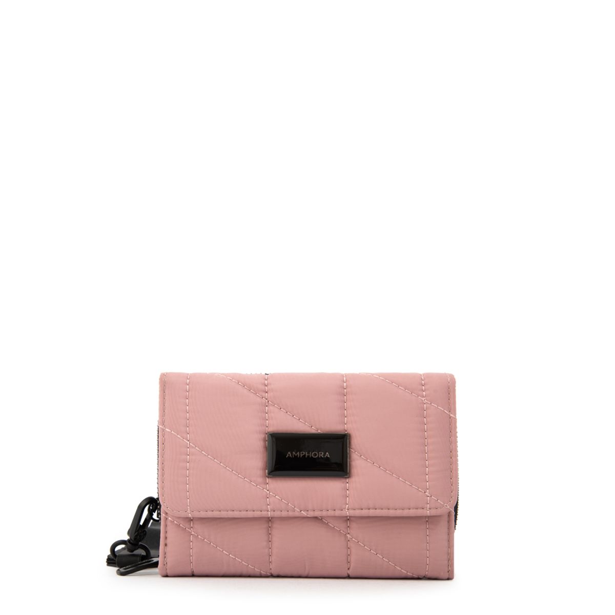 AMPHORA - Billetera lucia mediana rosa viejo