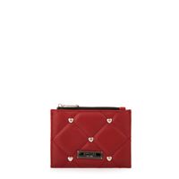 Monedero tarjetero heder pequeña rojo