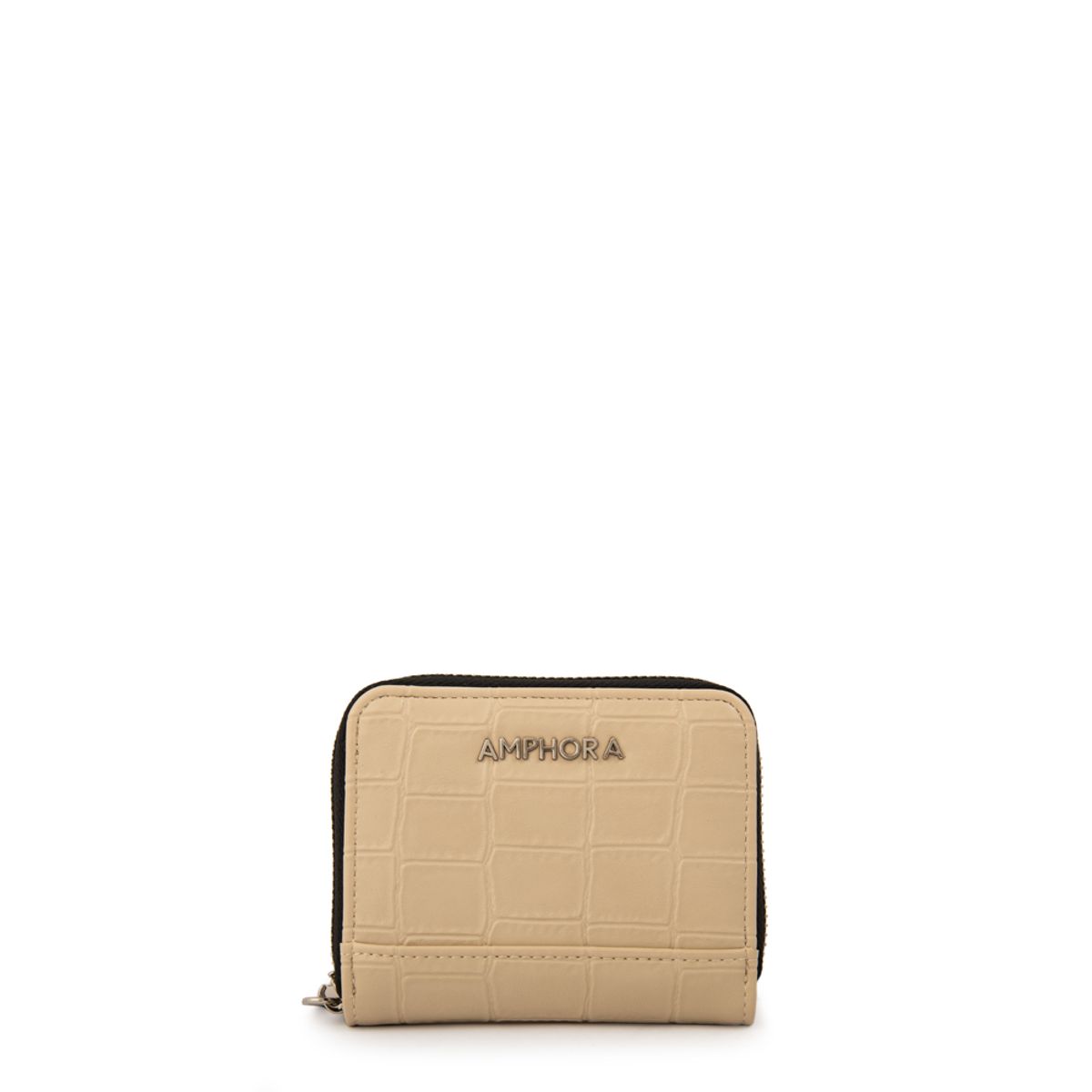 AMPHORA - Billetera dual pequeña beige