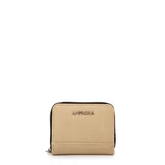 AMPHORA - Billetera dual pequeña beige