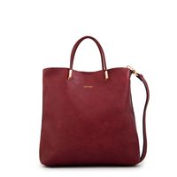 Cartera Bandolera valencia mediana rojo oscuro