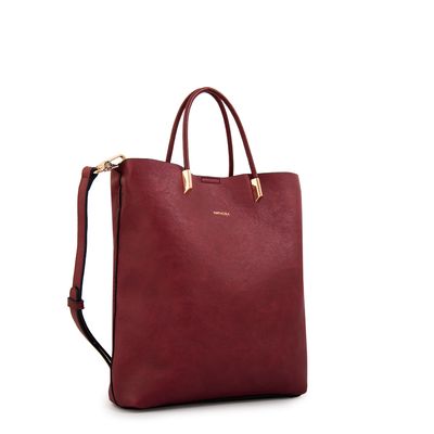 Imagen 2 del producto Cartera bandolera valencia mediana rojo oscuro