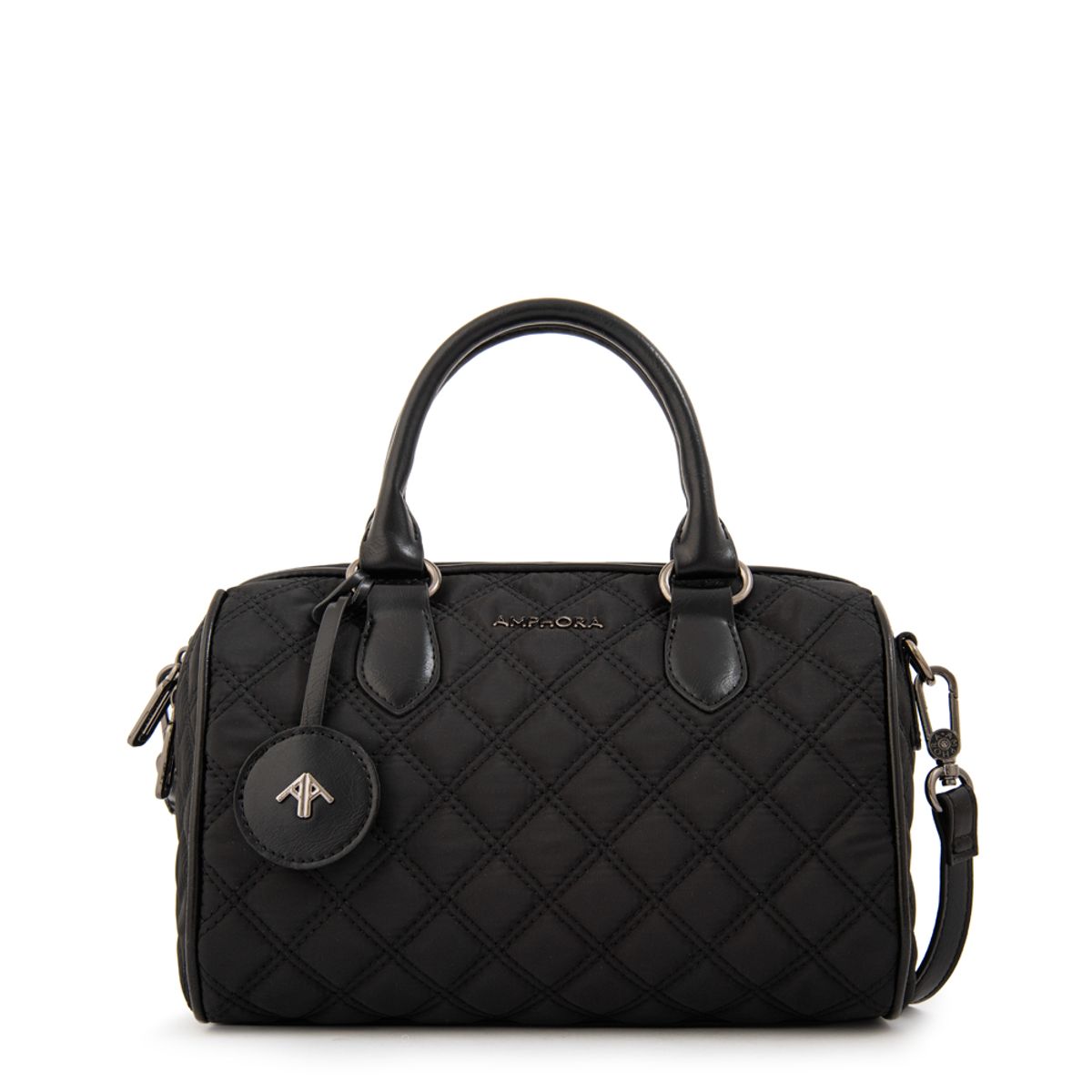 AMPHORA - Cartera tote baul tamy mediana negro especial