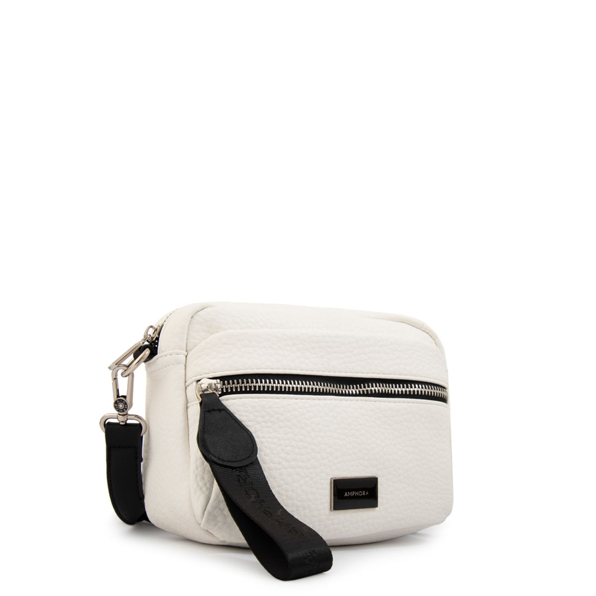 AMPHORA - Cartera bandolera ornella pequeña blanco