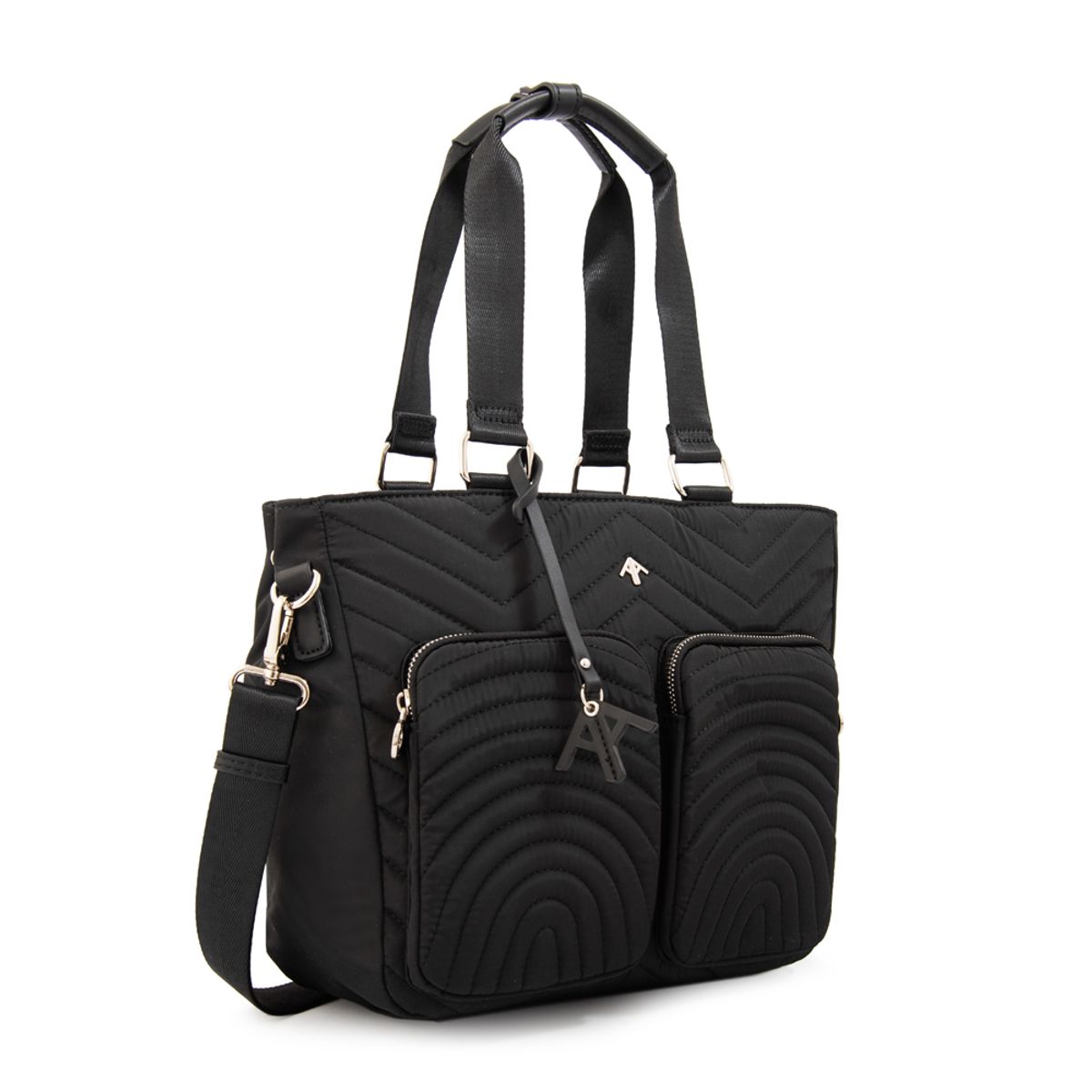 AMPHORA - Cartera tote georgia grande negro