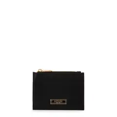 AMPHORA - Monedero tarjetero sabrina pequeña negro