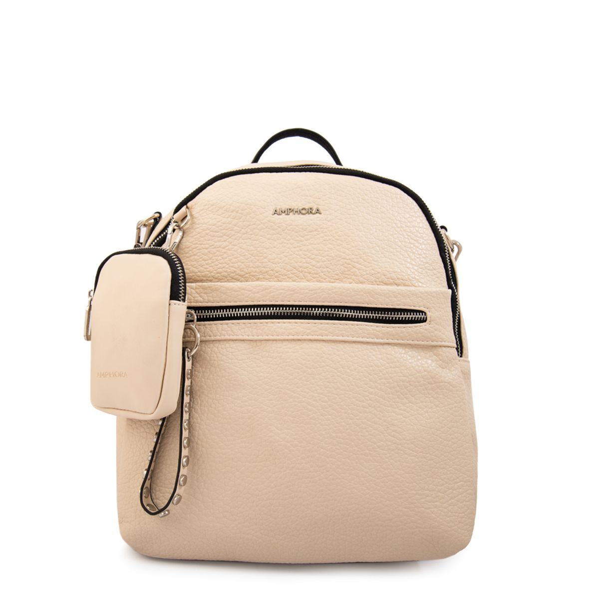 AMPHORA - Mochila deva grande blanco crudo
