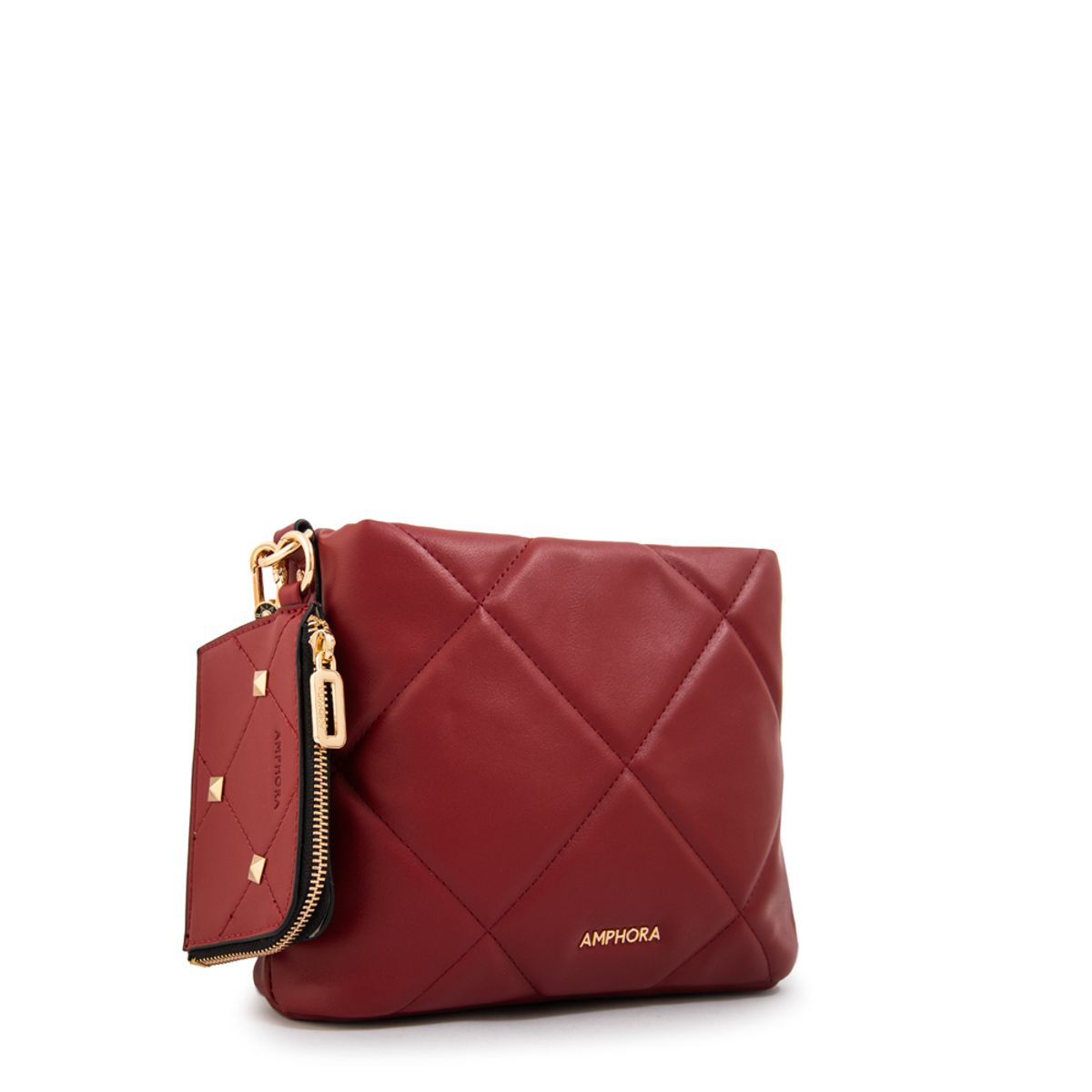 AMPHORA - Cartera bandolera keny pequeña rojo