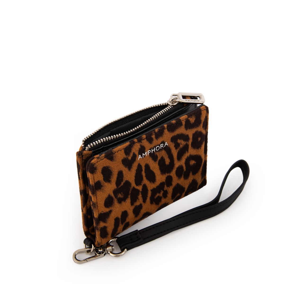 AMPHORA - Billetera silvestra pequeña café