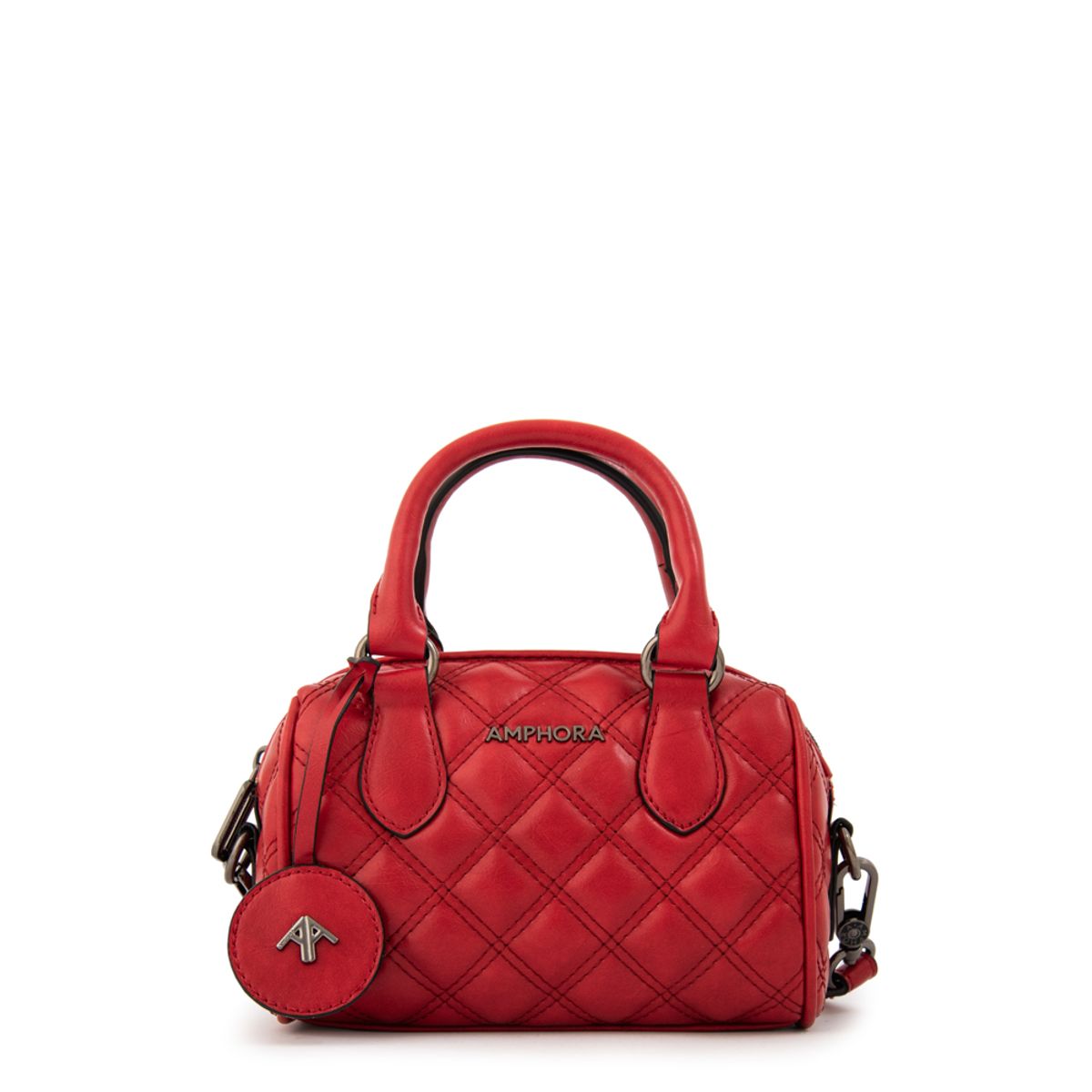 AMPHORA - Cartera bandolera baul tamy pequeña rojo