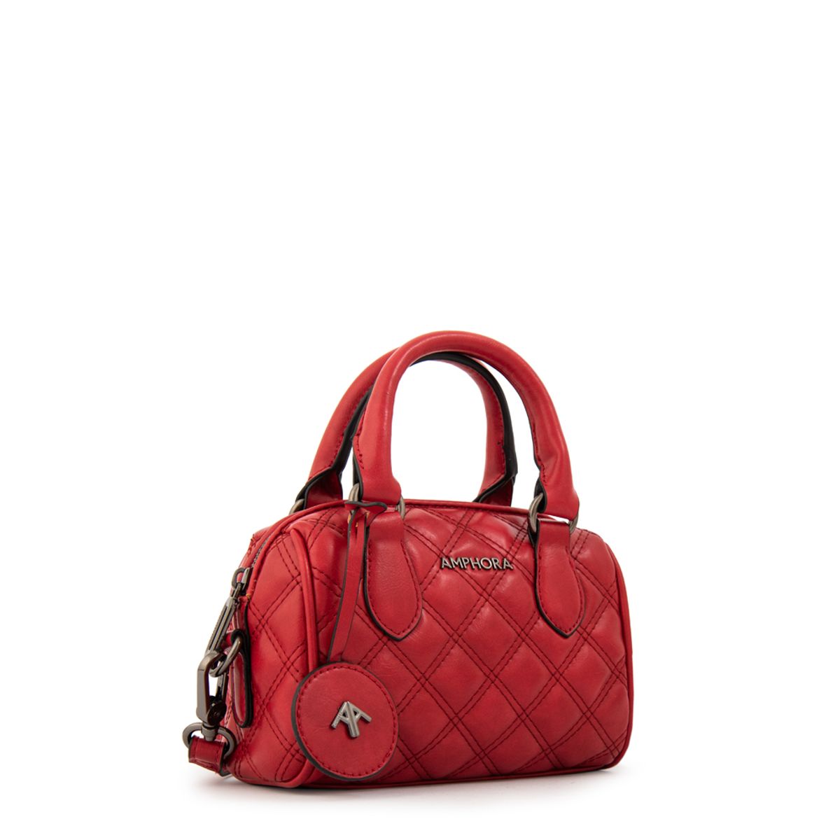 AMPHORA - Cartera bandolera baul tamy pequeña rojo
