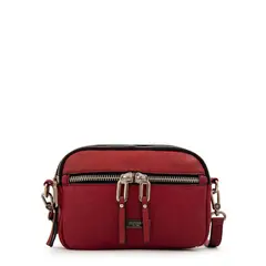 AMPHORA - Cartera Bandolera benin mediana rojo