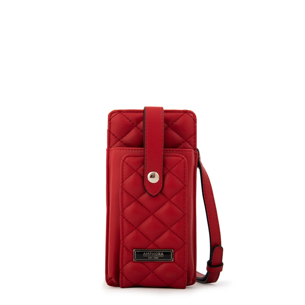AMPHORA - Cartera bandolera porta celular beatriz pequeña rojo