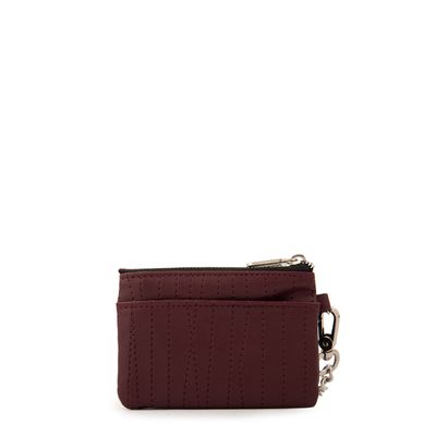 Imagen 2 del producto Monedero con bolsillo frontal guinea pequeña burdeo