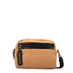 AMPHORA - Cartera bandolera jadiz pequeña beige