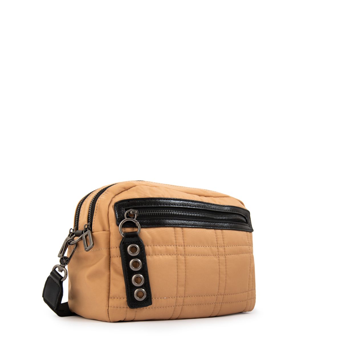 AMPHORA - Cartera bandolera jadiz pequeña beige
