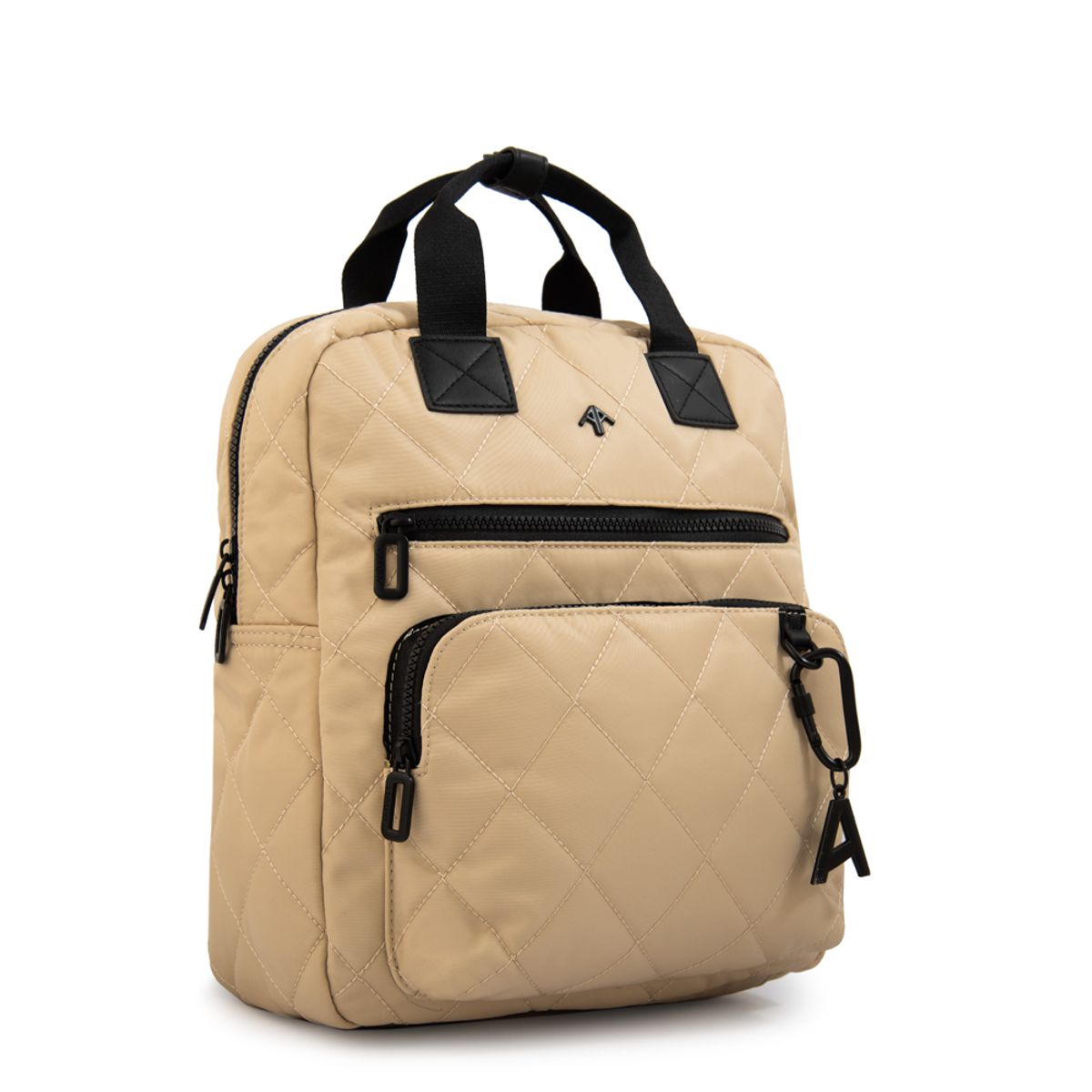 AMPHORA - Mochila porta notebook amalia mediana beige