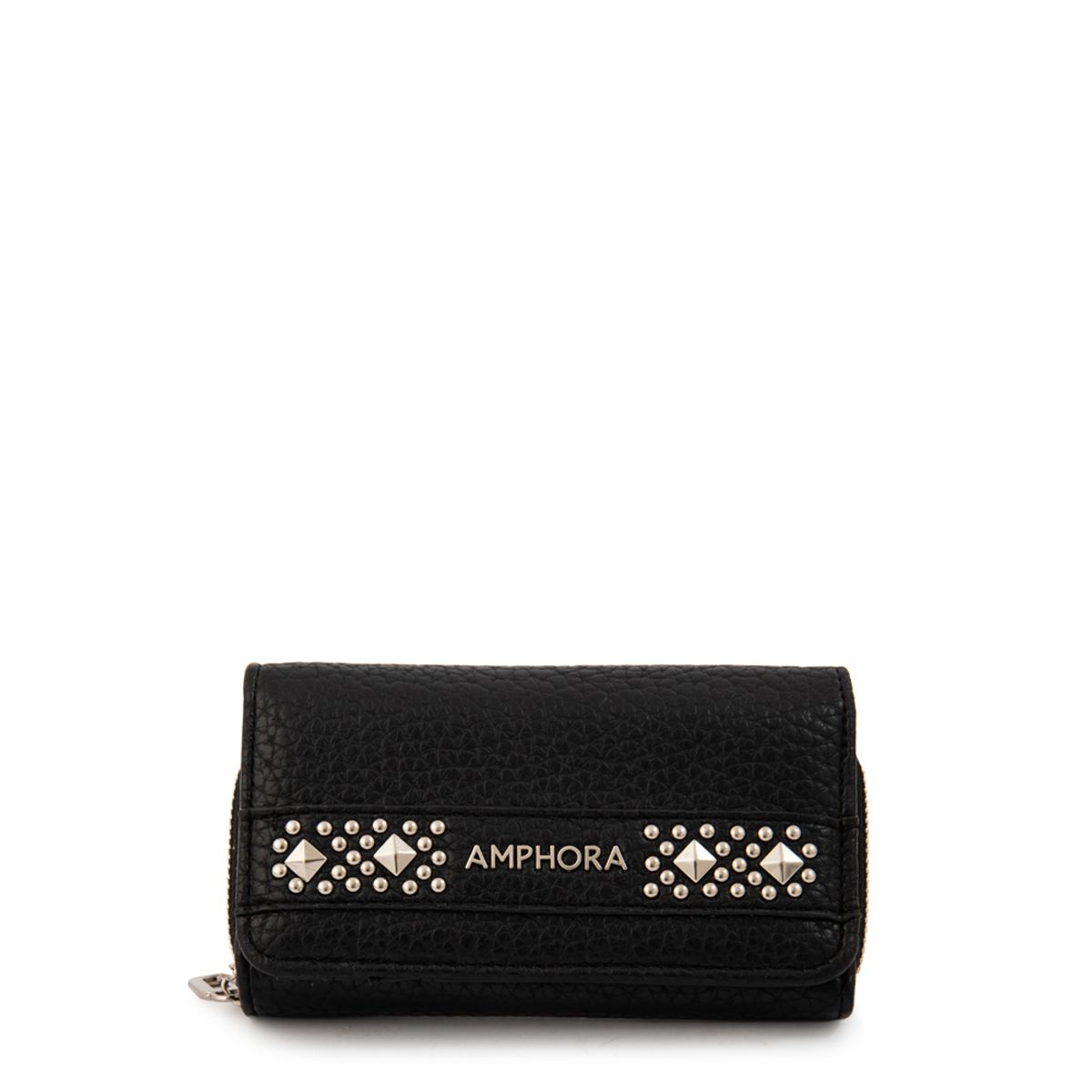 AMPHORA - Billetera bissau mediana negro