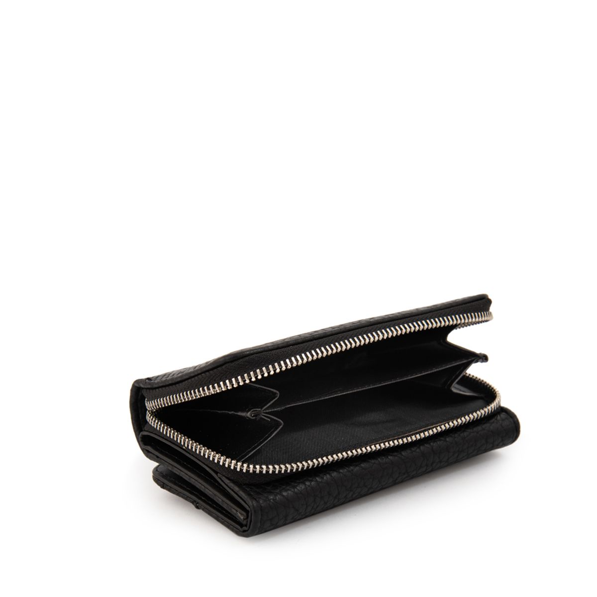 AMPHORA - Billetera bissau mediana negro