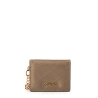 Tarjetero suiza pequeña plateado oscuro