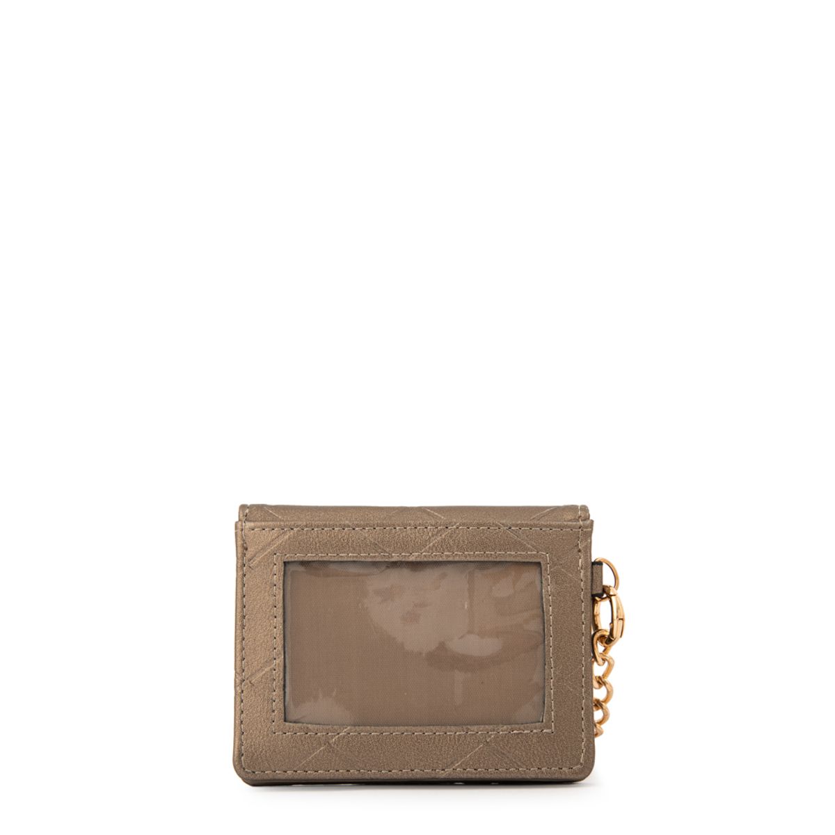 AMPHORA - Tarjetero suiza pequeña plateado oscuro