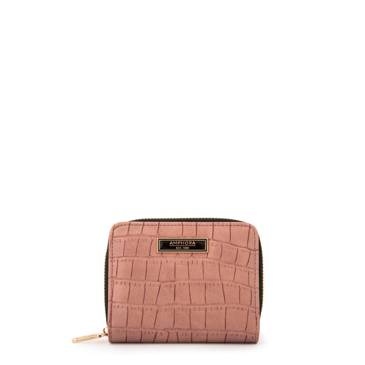 AMPHORA - Billetera lupita mediana rosa viejo